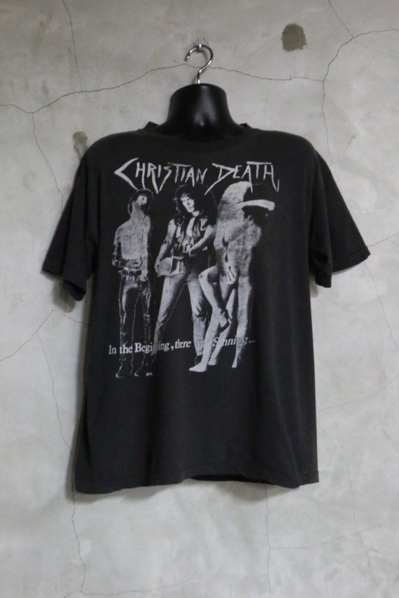 Original Christian Death t shirt 1980s In by imtryingtofocus