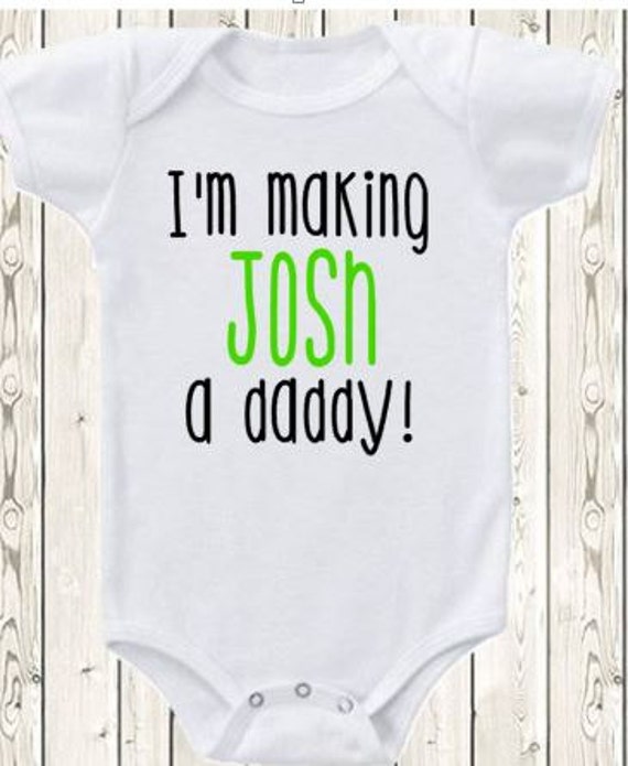 PERSONALIZED Father's Day pregnancy announcement idea