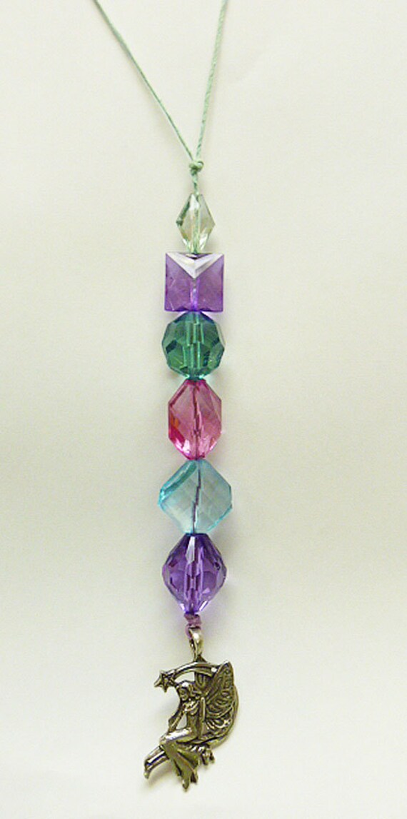 Fairy Rear View Mirror Dangle Suncatcher by sherrishempdesigns