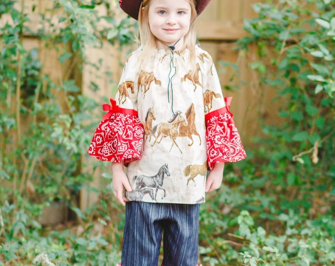 Cowgirl Birthday Party - Cowgirl Outfit - Cowgirl Costume - Toddler Girl Outfit - Ruffle Pants - Little Girl - Rodeo - Boutiq...
