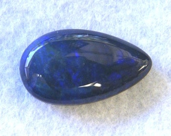 Opal Doublet, FREE Shipping, Blue Lightning Ridge Black Opal Doublet - Item 812141