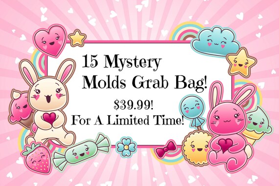 SALE 15 MYSTERY Mold Grab Bag only 39.99 For A by MoldedfromLove