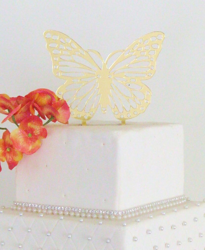 Butterfly Cake Topper for Birthday or Wedding by MilanCreations