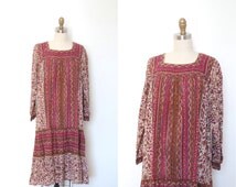 Popular items for india cotton dress on Etsy