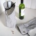 Wine Bottle Gift Bag - Bottle Bag Upcycled Shirt - Cufflink Gift Presentation