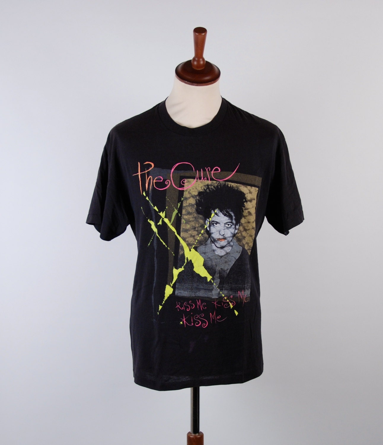 The Cure 1987 Kiss Me Kiss Me Kiss Me T-Shirt 50/50