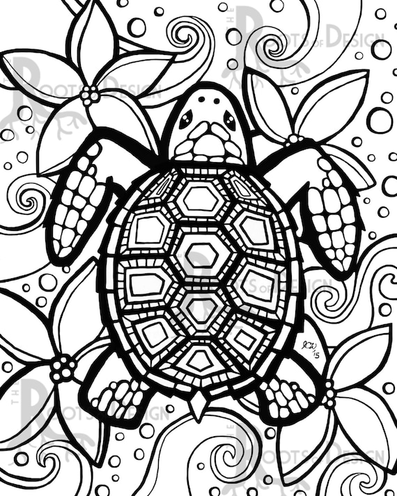 Coloring Pages Turtle 6