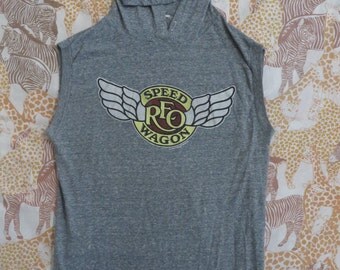 REO SPEEDWAGON 1984 tour hoody TSHIRT