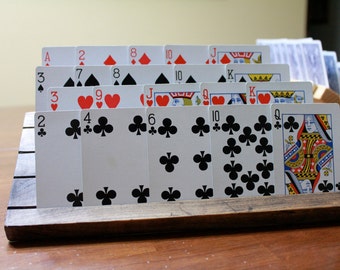 4 Row Playing Card holder