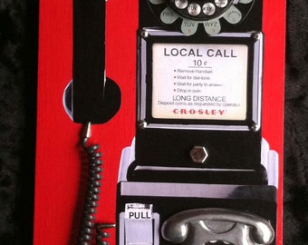 3d Recycled INTERACTIVE ASSEMBLAGE ART, Be Phoney