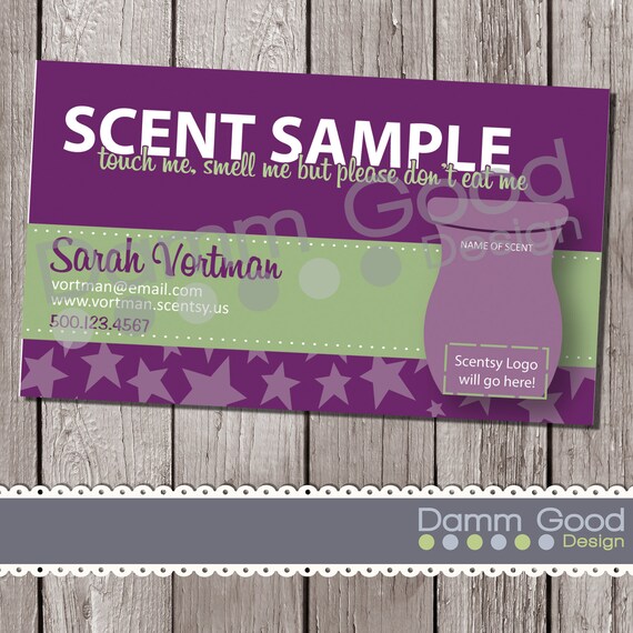 Scentsy Business Card Template Professional Sample Template