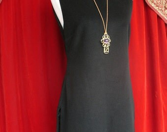Vtg 90*s Agnes b. TUNIC // wool - lambswool - cashmere blend / fantastic sheen! / lined / Made in France / size 3 / US 6-8