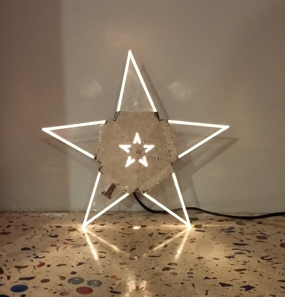 vintage christmas tree topper star light neon by vintage christmas tree topper star light neon by