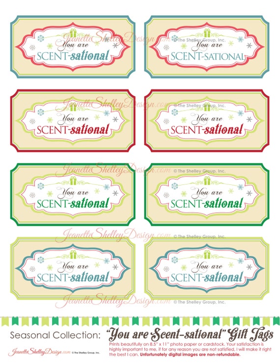 Printable You Are Scentsational Tags Printable Word Searches