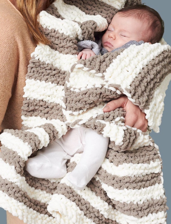 items-similar-to-hand-knitted-baby-brown-vanilla-blanket-on-etsy