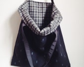 minimalist tote bag large canvas bag black eco bag geometric tote modern print tote