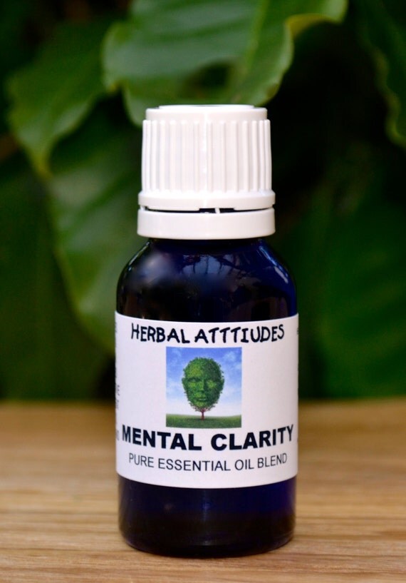 Mental Clarity Essential Oil Blend by HerbalAttitudes on Etsy