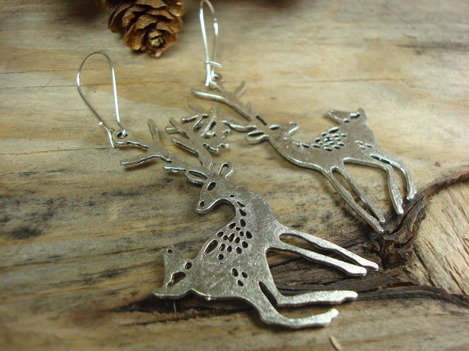 reindeer earrings