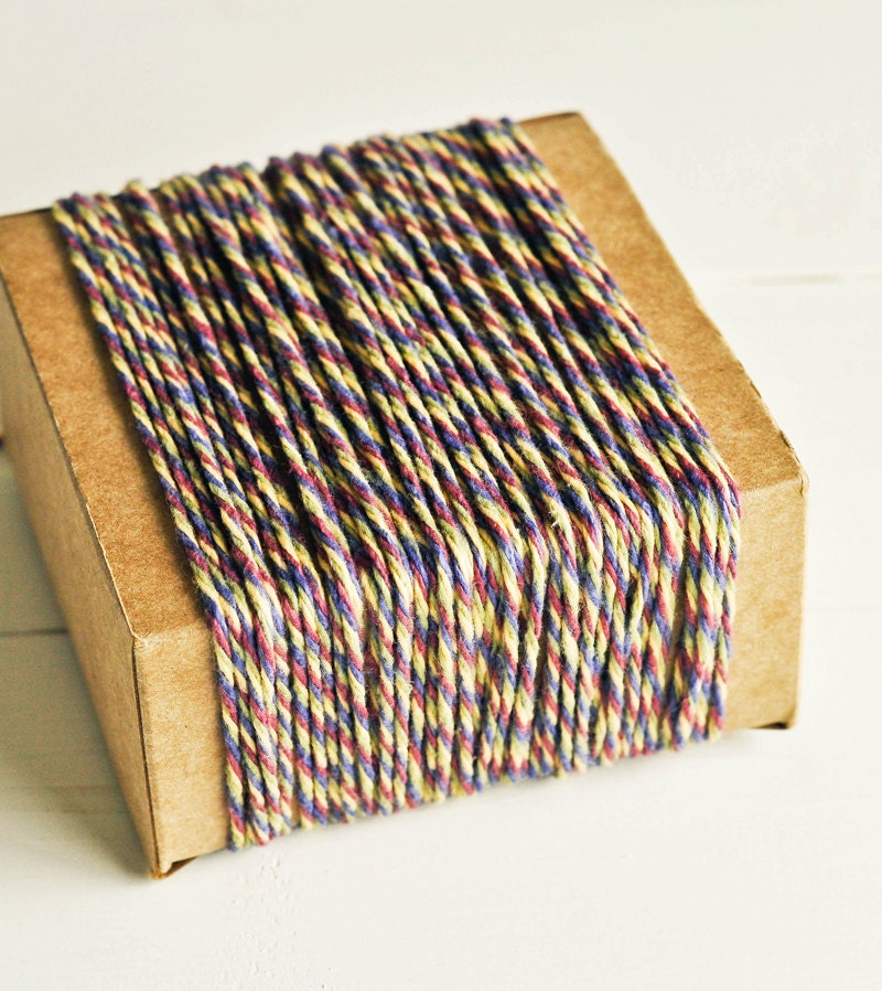 Thick Cotton Twine in Vintage Twist 10 Yards Packaging
