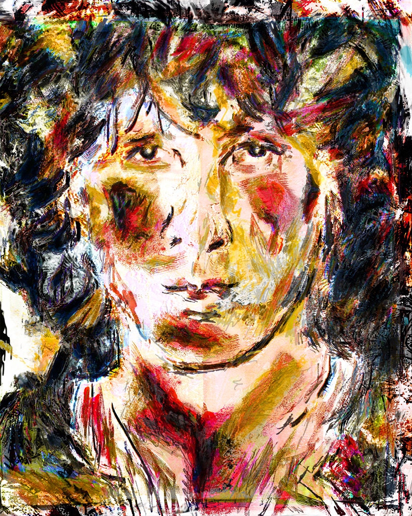 Jim Morrison Art The Doors Artwork Morrison Painting Art