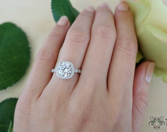 man made diamond wedding ring