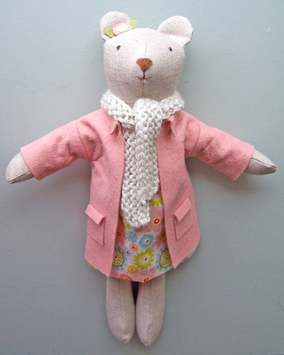 Wool Felt Jacket and Dress PDF sewing pattern for Stuffed