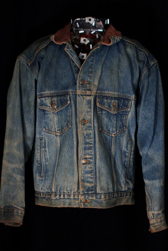 Marlboro Country Store Denim Jacket with Leather by Dopetrain