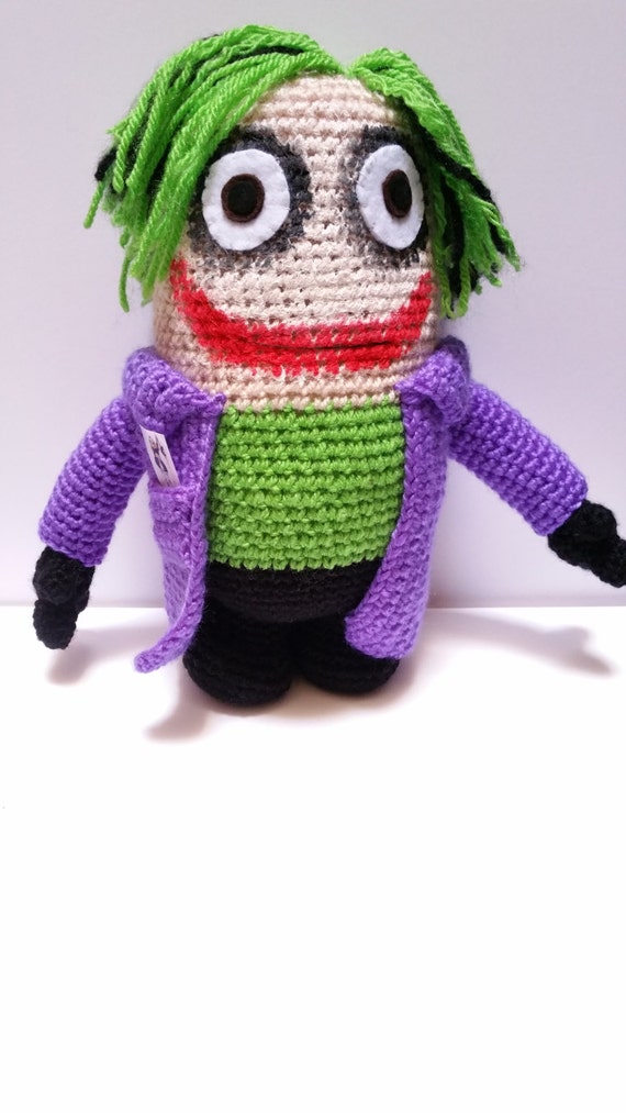 JOKER BATMAN AMIGURUMI 23 cm amigurumi muneco inspirado