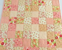 Popular items for floral baby quilt on Etsy