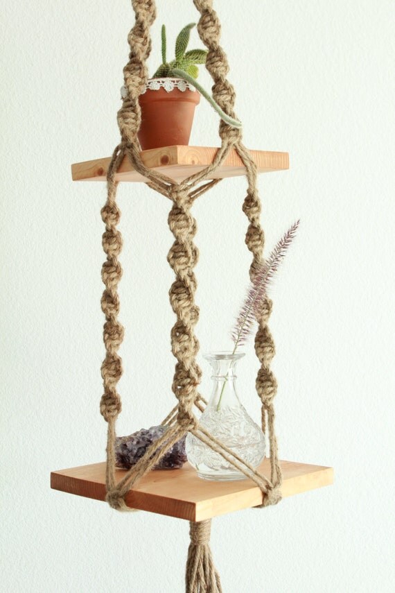 Macrame Hanging Shelf