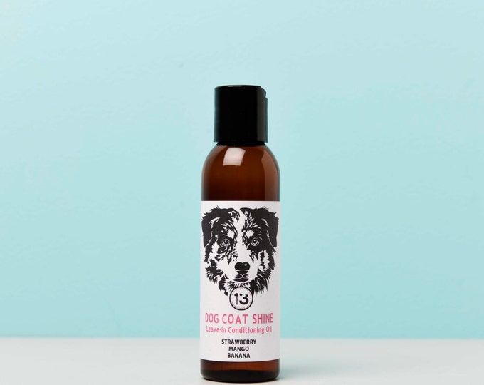 Strawberry, Mango, Banana and Coconut Dog Coat Shine Leave In Conditioning Oil