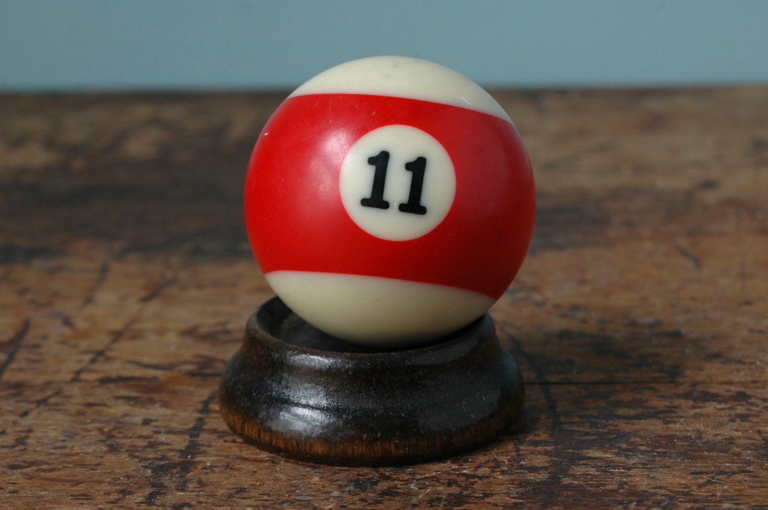 Red Stripe Billiard Pool Ball No. 11 Size 2.25 Striped