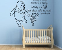 Popular items for pooh wall decal on Etsy