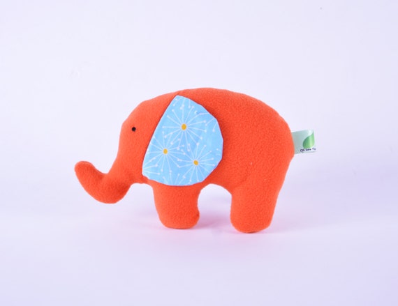 Elephant Plushie, 16cm tall 23 cm long