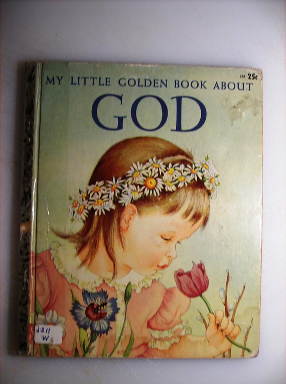 My Little Golden Book About God 1956 Simon & by KSTigerlily