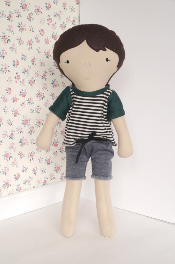 Sam the boy rag doll by ohbAbyseattle on Etsy