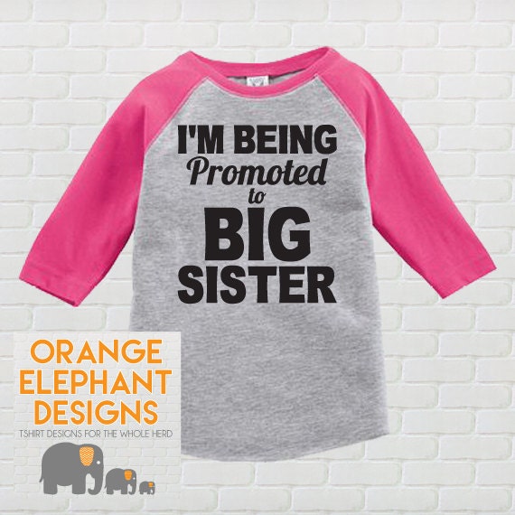 promoted to big sister shirt