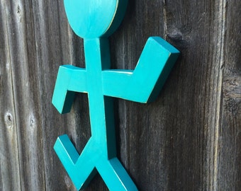 stick figure wall art