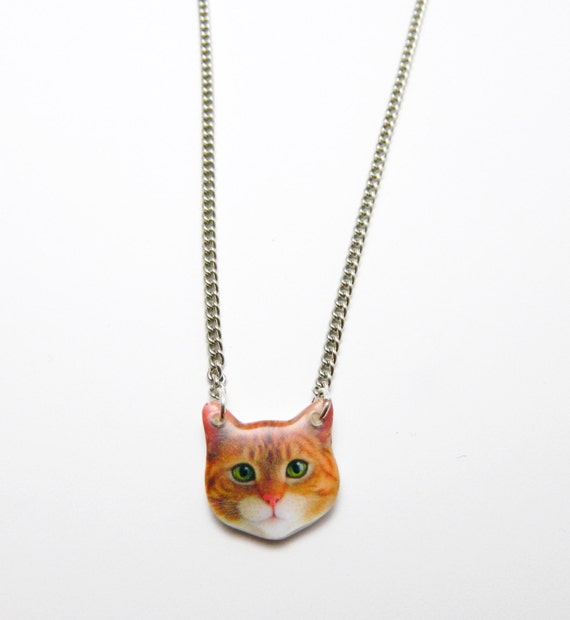 Custom Pet Necklace / Pet Photo Pendant / Cat by ...