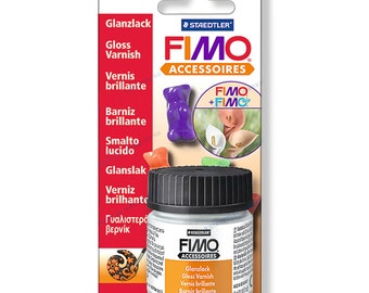 STAEDTLER FIMO Accessories Gloss Varnish for Polymer Clay 35ml 8704 01 BK
