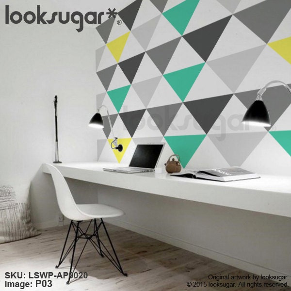Triangle Pattern On Wall | large triangle wall decals triangle wall pattern ap0020 Triangle Pattern On Wall | large triangle wall decals triangle wall pattern ap0020