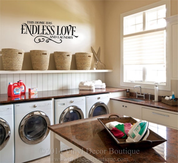 Laundry Room This home has endless love and laundry Wall art