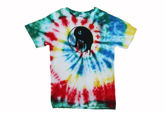 how to make a yin yang tie dye shirt