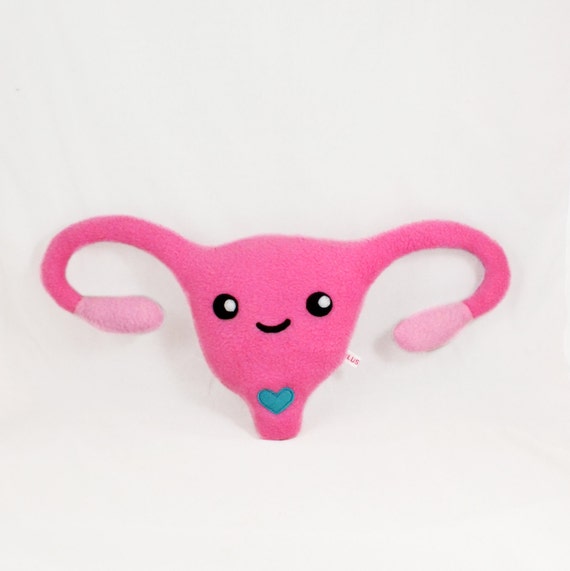 stuffed uterus pillow