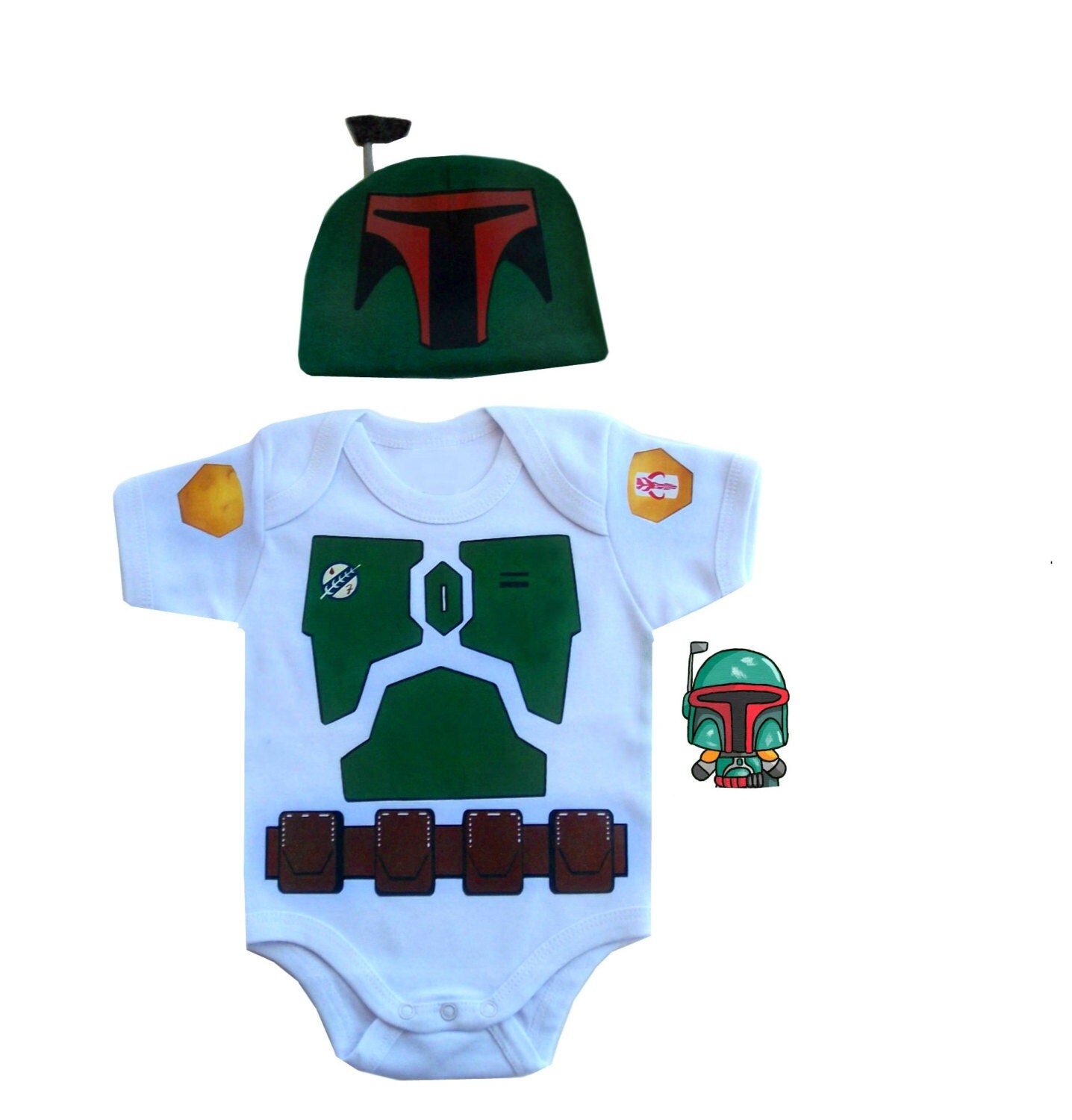 boba fett baby clothes