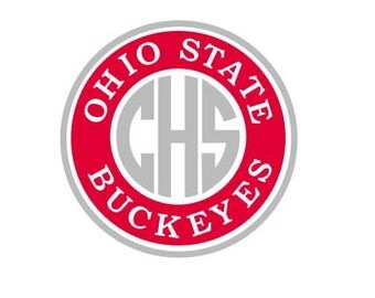 Ohio State Buckeyes Monogram frame for cutting machines - SVG DXF EPS ps studio3 studio (monogram sold separately)