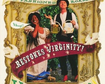 Newmans Own Vigin Lemonade Paul Newman Whoopi Goldberg Rare Poster