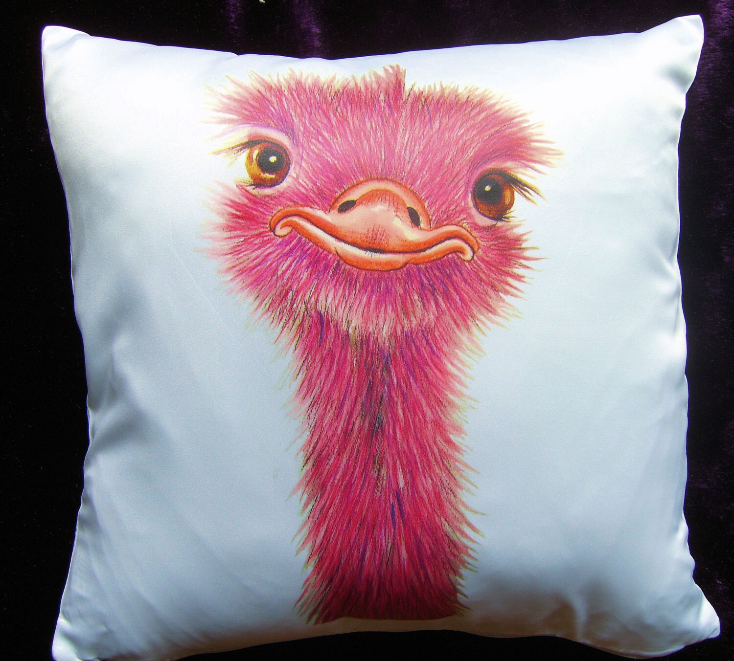 pink ostrich stuffed animal