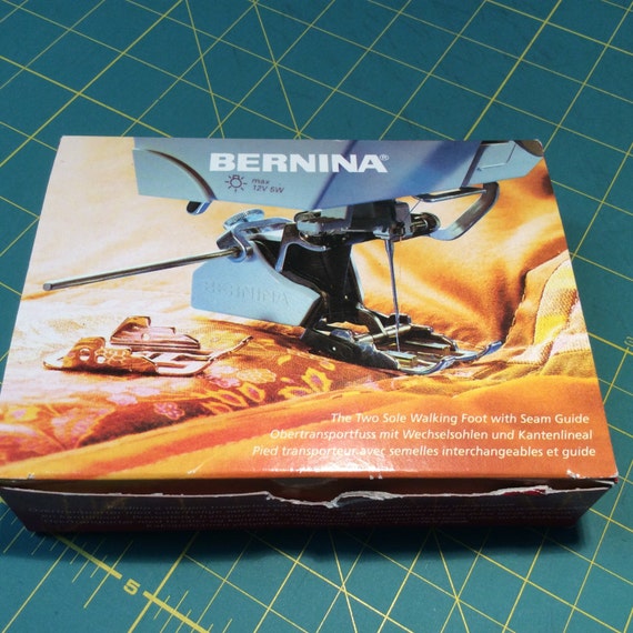 BERNINA 008968.71.00 two sole walking foot with seam guide.