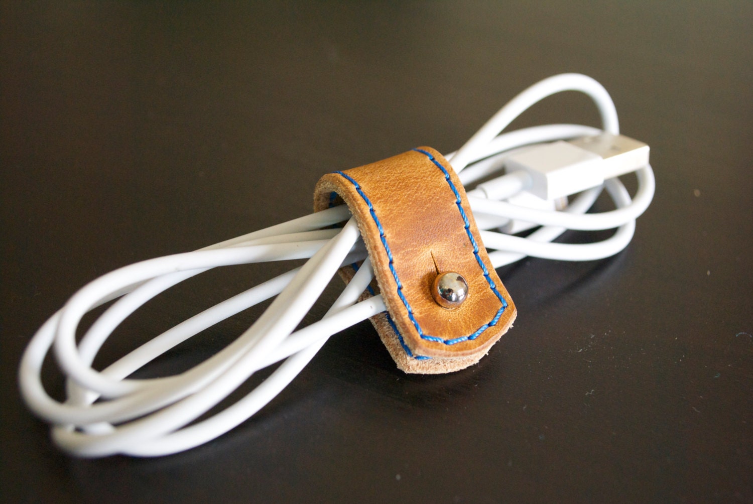 Sale Leather Cord Holder Horween Leather Cord Holder Wire